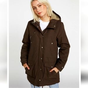 NWT Volcom Walk On By 5K Parka Brown Extra Large